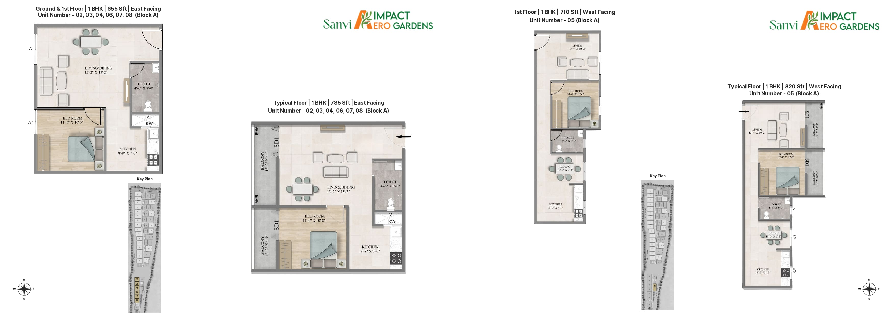 1 BHK Floor Plan